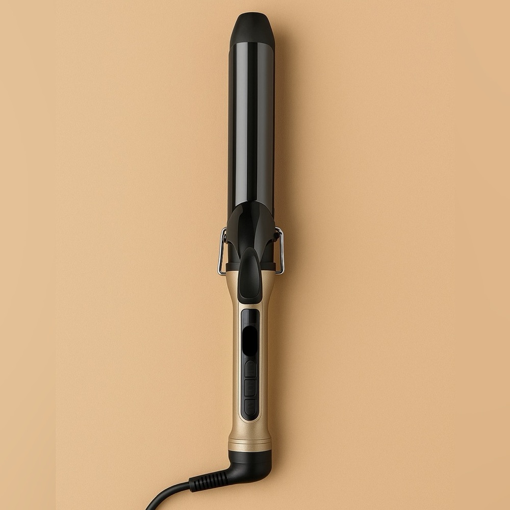 Digital Ceramic Curler with clip